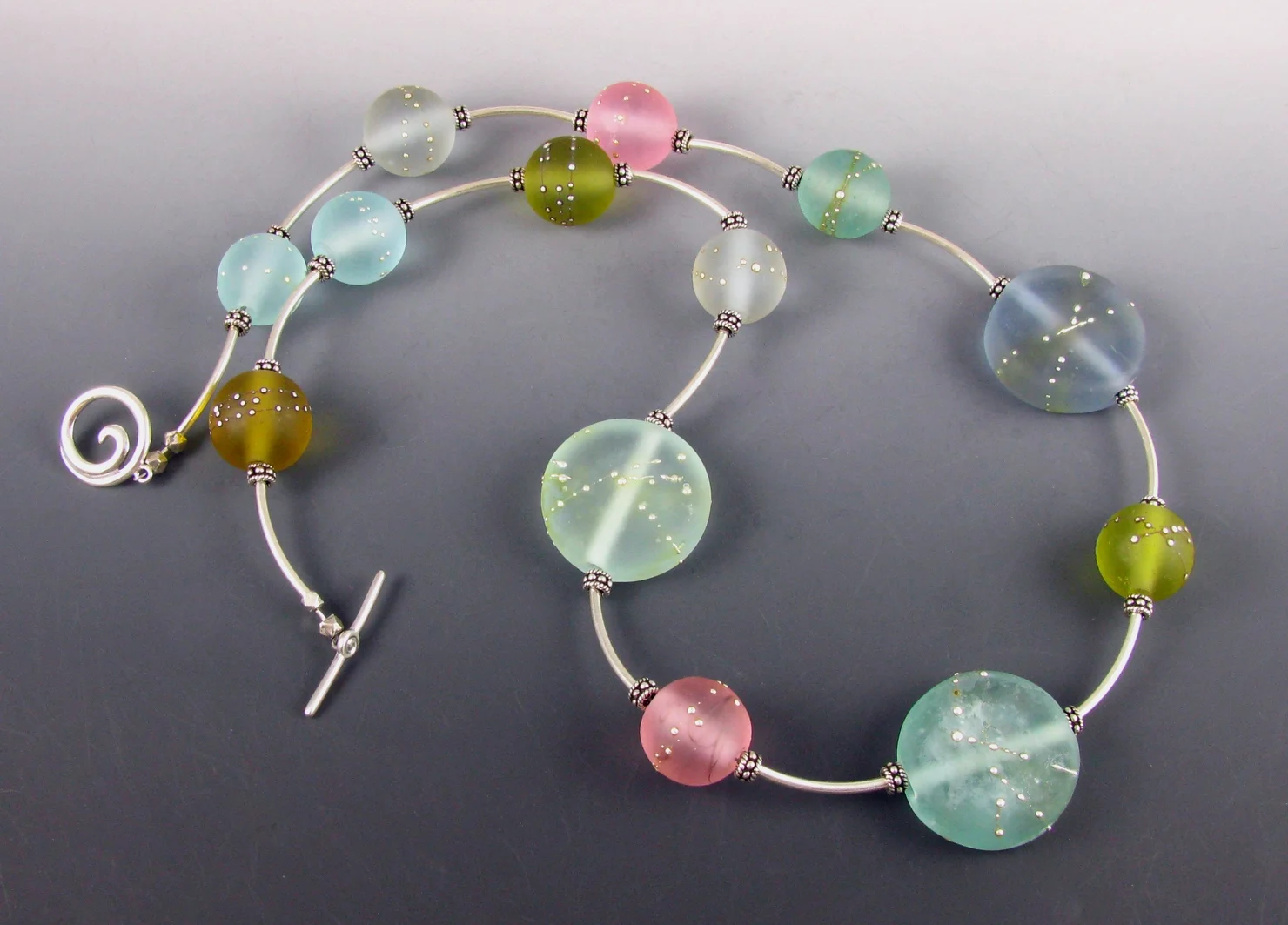 Handmade glass deals beaded jewelry